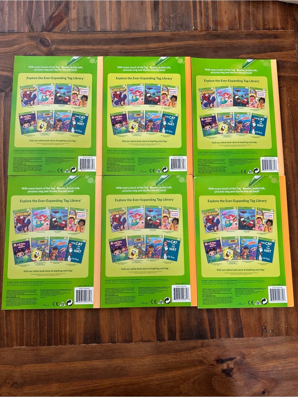 Leapfrog Tag Early Readers Book Set  6-Pack